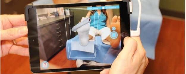 Sharp Shape AOMS TOT Foot Scanner Apple iPad App